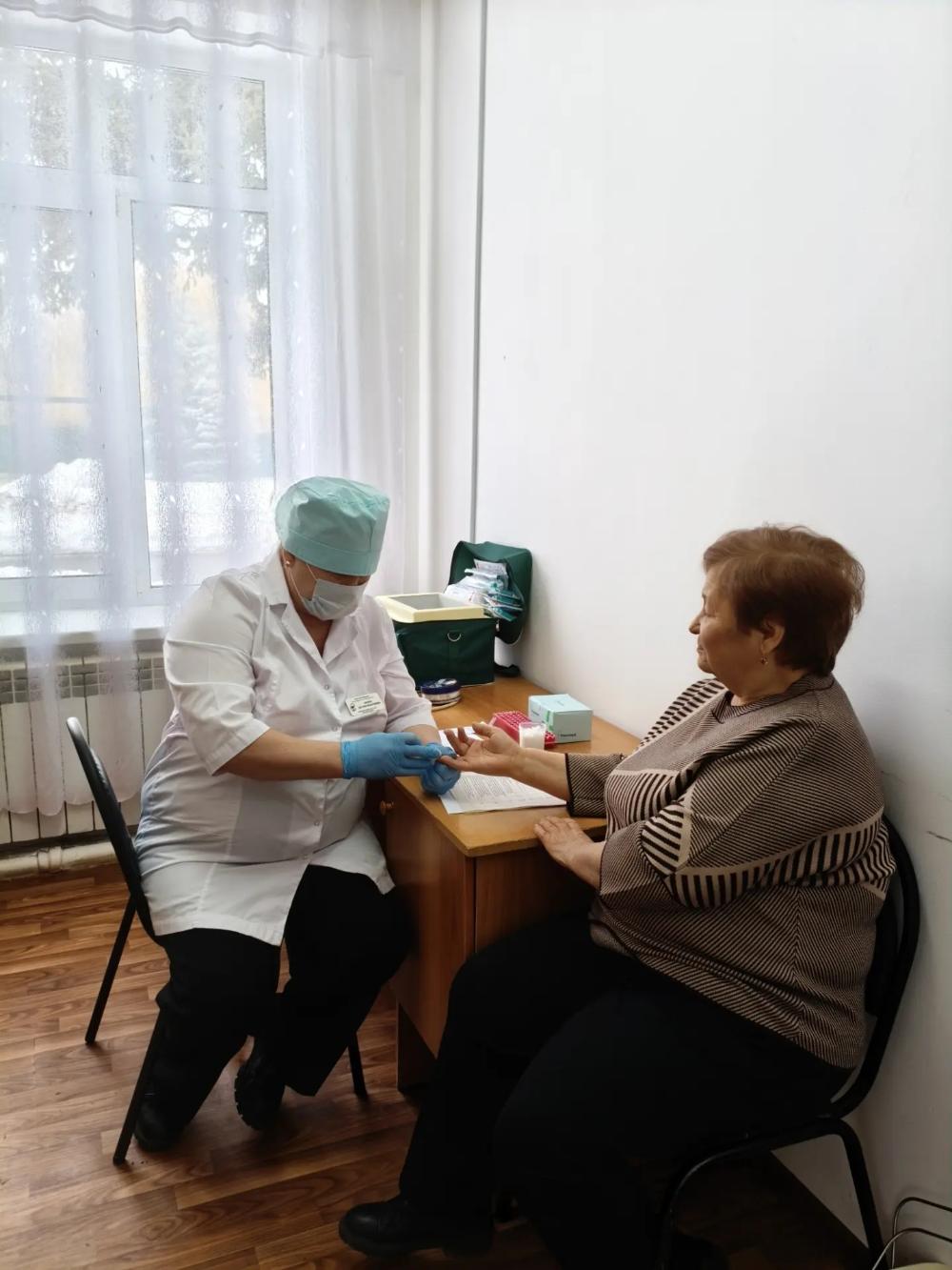 Очередной выезд  для проведения диспансеризации.