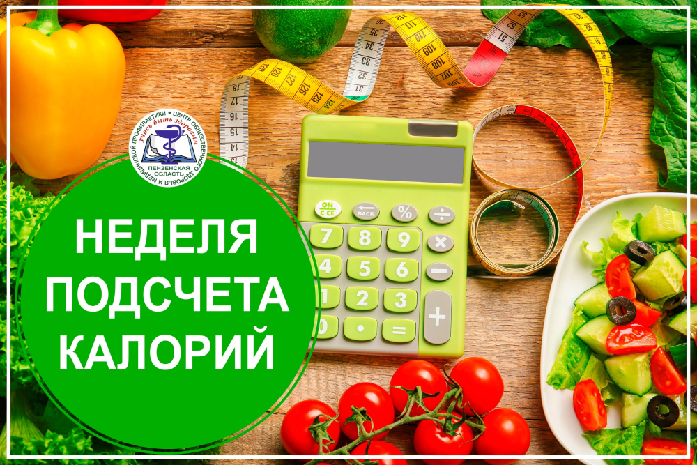 «Неделя популяризации подсчета калорий».